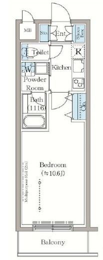 ステラテラス　504号室　間取り