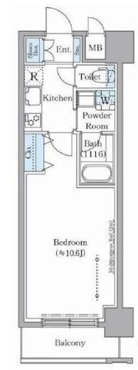 ステラテラス　505号室　間取り