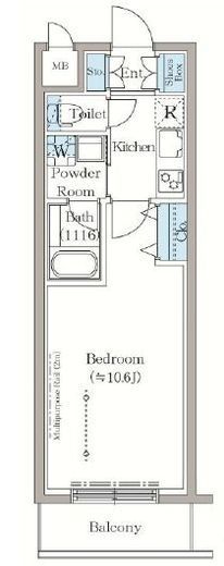 ステラテラス　604号室　間取り