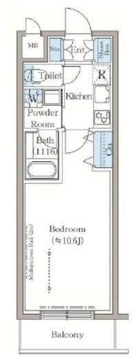 ステラテラス　803号室　間取り