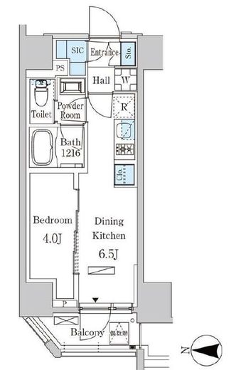 ザ・ライオンズフォーシア蒲田　1101号室　間取り