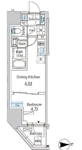 ザ・ライオンズフォーシア蒲田　904号室　間取り