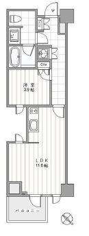 プレミスト赤坂檜町公園　215号室　間取り
