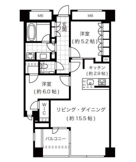 プレミスト赤坂檜町公園　404号室　間取り