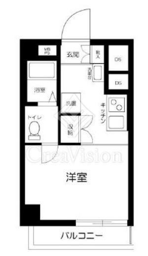 池田山スカイマンション　302号室　間取り