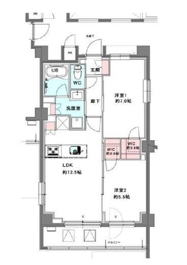 スプリングスクエア永福　101号室　間取り