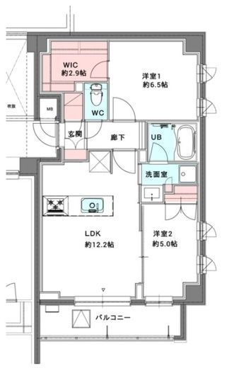 スプリングスクエア永福　106号室　間取り