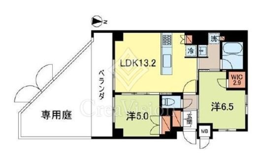 スプリングスクエア永福　107号室　間取り