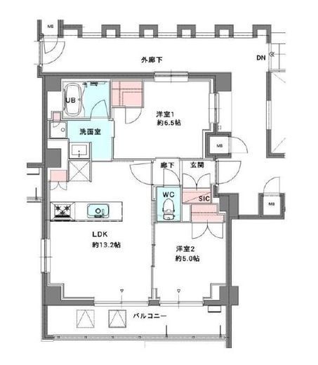 スプリングスクエア永福　107号室　間取り