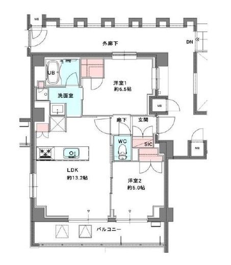 スプリングスクエア永福　207号室　間取り