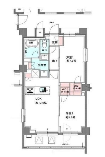スプリングスクエア永福　305号室　間取り