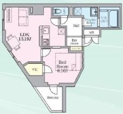 Daiwaグレイスメゾン亀戸　602号室　間取り