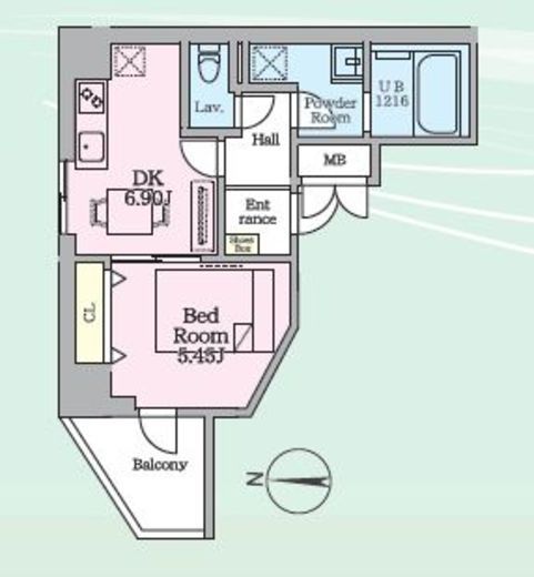 Daiwaグレイスメゾン亀戸　702号室　間取り