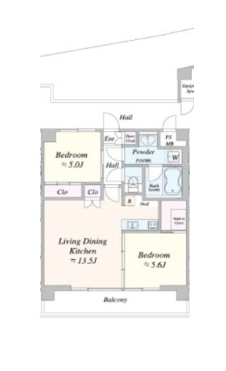 TIMELESS麻布十番　302号室　間取り