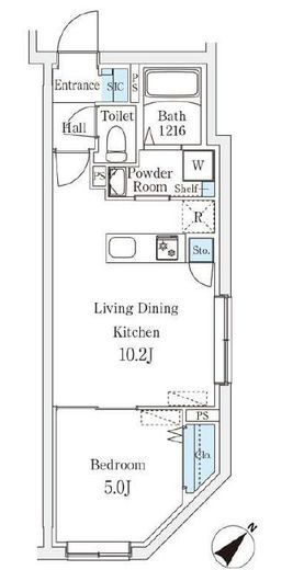 Aglaia千石　101号室　間取り