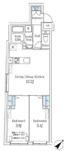 Aglaia千石　104号室　間取り