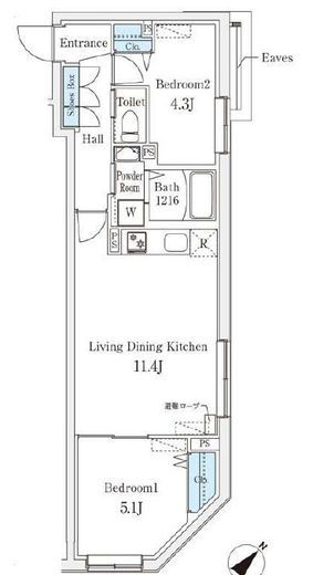 Aglaia千石　201号室　間取り