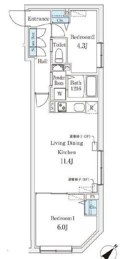 Aglaia千石　301号室　間取り