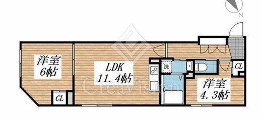 Aglaia千石　301号室　間取り