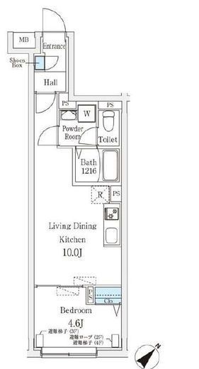 Aglaia千石　303号室　間取り