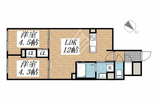 Aglaia千石　402号室　間取り
