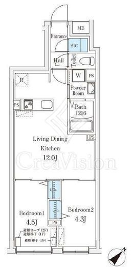 Aglaia千石　402号室　間取り