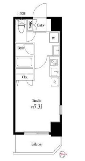 Court Blanche　101号室　間取り