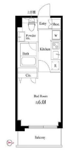 Court Blanche　119号室　間取り