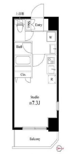 Court Blanche　216号室　間取り