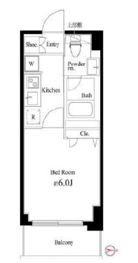 Court Blanche　220号室　間取り