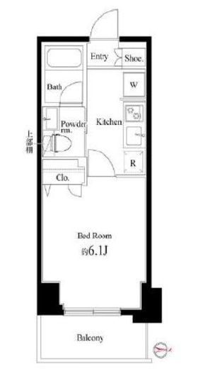 Court Blanche　222号室　間取り