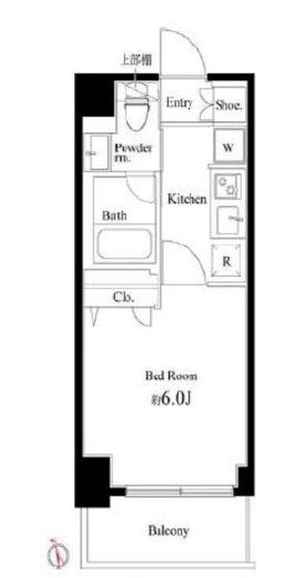 Court Blanche　301号室　間取り