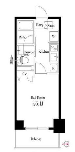 Court Blanche　311号室　間取り