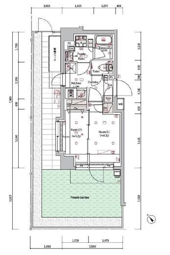 SYFORME KAWASAKI-IKEDA（シーフォルム川崎池田）　105号室　間取り