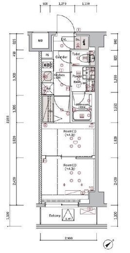 SYFORME KAWASAKI-IKEDA（シーフォルム川崎池田）　403号室　間取り