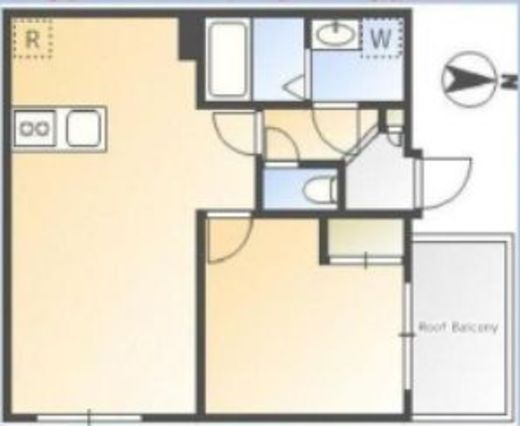 THE PARK EXIA麻布十番　603号室　間取り