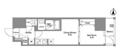 Daffitto錦糸町 (ダフィット錦糸町)　306号室　間取り