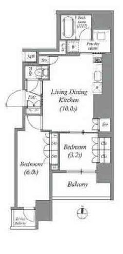 ACP Residence錦糸町　304号室　間取り