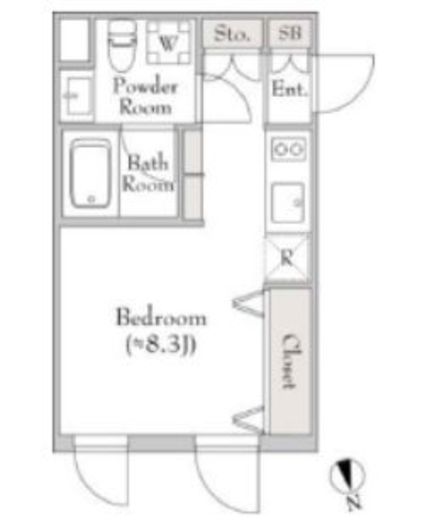 テラブリック南大井　101号室　間取り