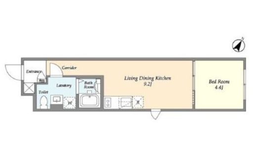 タスキsmart新大塚Ⅲ　402号室　間取り