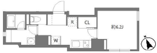 アリカ曳舟Ⅱ　101号室　間取り