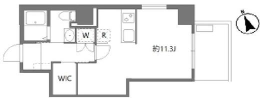 アリカ曳舟Ⅱ　402号室　間取り