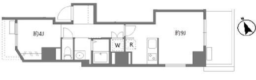 アリカ曳舟Ⅱ　801号室　間取り