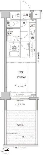 RELUXIA GRANDE川崎　106号室　間取り