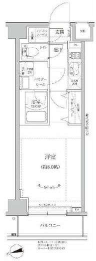 RELUXIA GRANDE川崎　203号室　間取り