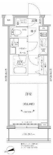 RELUXIA GRANDE川崎　213号室　間取り
