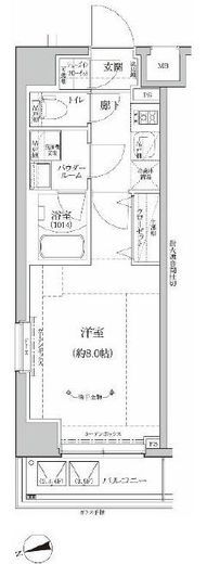RELUXIA GRANDE川崎　214号室　間取り