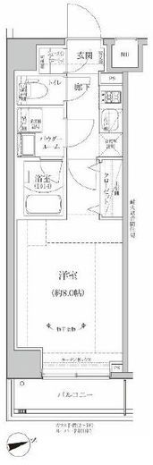 RELUXIA GRANDE川崎　215号室　間取り
