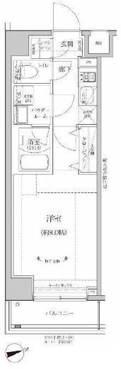 RELUXIA GRANDE川崎　515号室　間取り