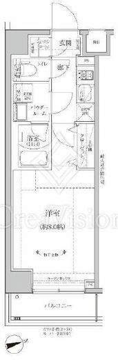 RELUXIA GRANDE川崎　616号室　間取り
